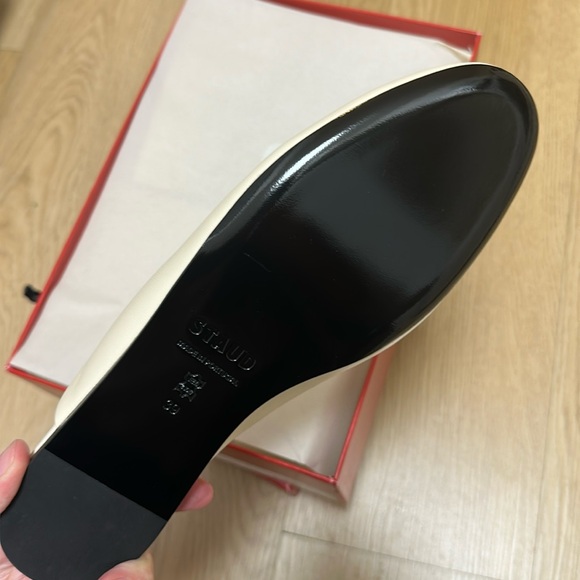 STAUD Abby Slipper in cream leather - size 39 and 40 - Picture 6 of 7